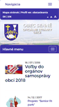 Mobile Screenshot of obecsenne.sk